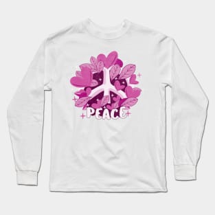 Floral Peace Long Sleeve T-Shirt